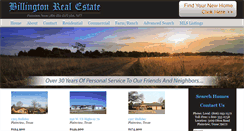 Desktop Screenshot of billingtonrealestate.com